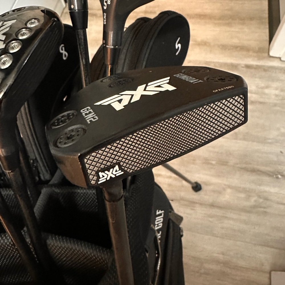 PXG Black and Silver Golf Set